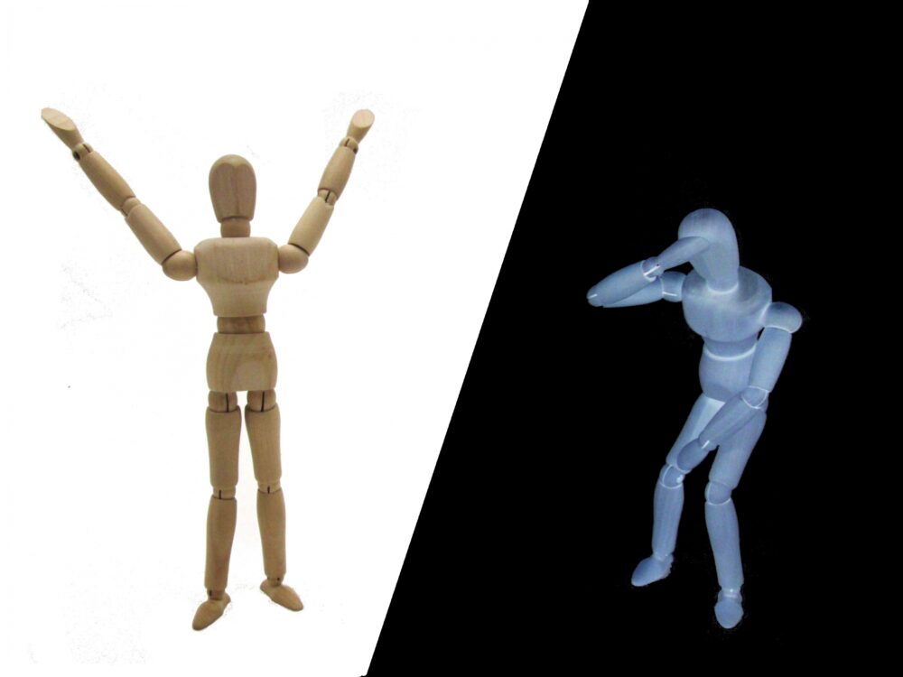 白と黒